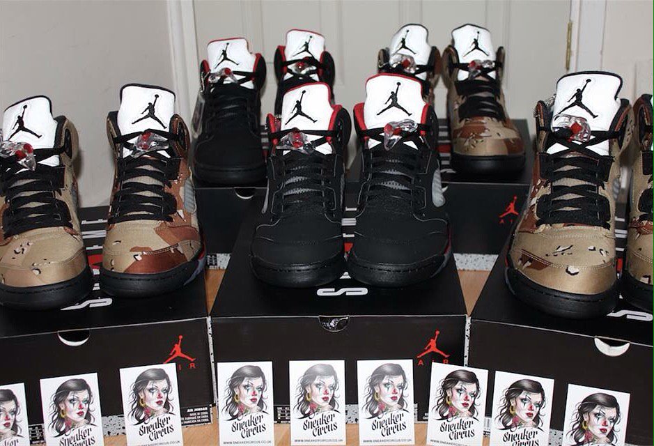 sneakercircus's tweet photo. Our latest auction is LIVE and ends Sunday 6pm GMT. Supreme x Air Jordan. https://t.co/AMwtyI4bVa https://t.co/kqqY9qaUpJ