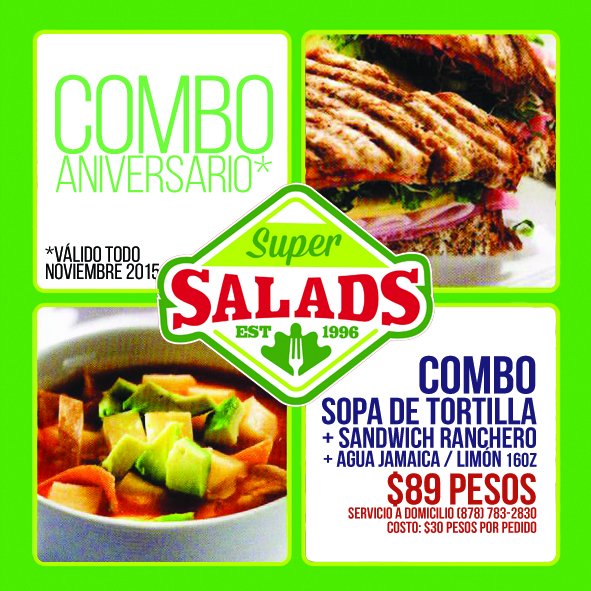 SuperSaladsPN's tweet photo. Festeja con nosotros el 3er aniversario de #SuperSalads en #PiedrasNegras.
¡Guarda el cupón y enséñalo en tu cel! https://t.co/ws9TVC4DnD