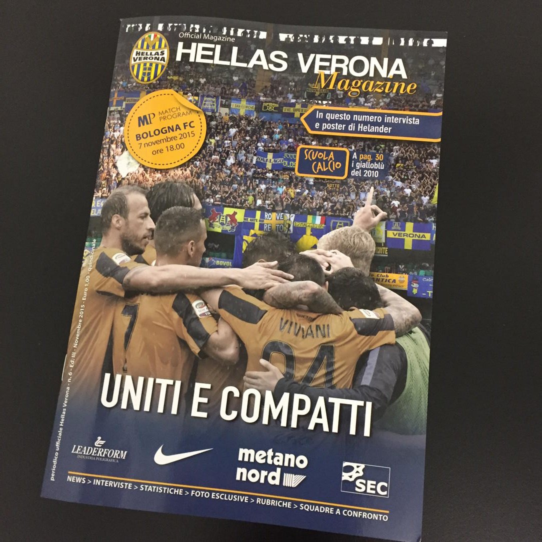 MarcoIaria1's tweet photo. Non male il match program del Verona, piccolo club che commercialmente fa da sé e introita 8 milioni dal marketing. https://t.co/deUMC5TveQ