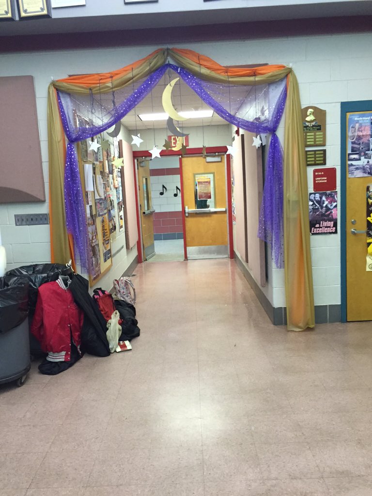 LenapeBand's tweet photo. Band room decorated for nationals!!! https://t.co/PkYEY0Phld