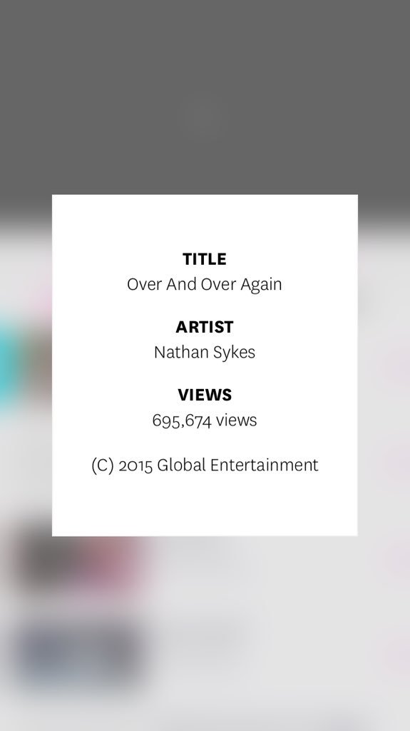 NJSykesMusic's tweet photo. ๐ฝThe views for @NathanSykes' #OverAndOverAgainVideo keep going ๐๐๐! Almost to 700,000! ๐๐ปโจ https://t.co/8xTzFVRatp https://t.co/1smmbuViBN