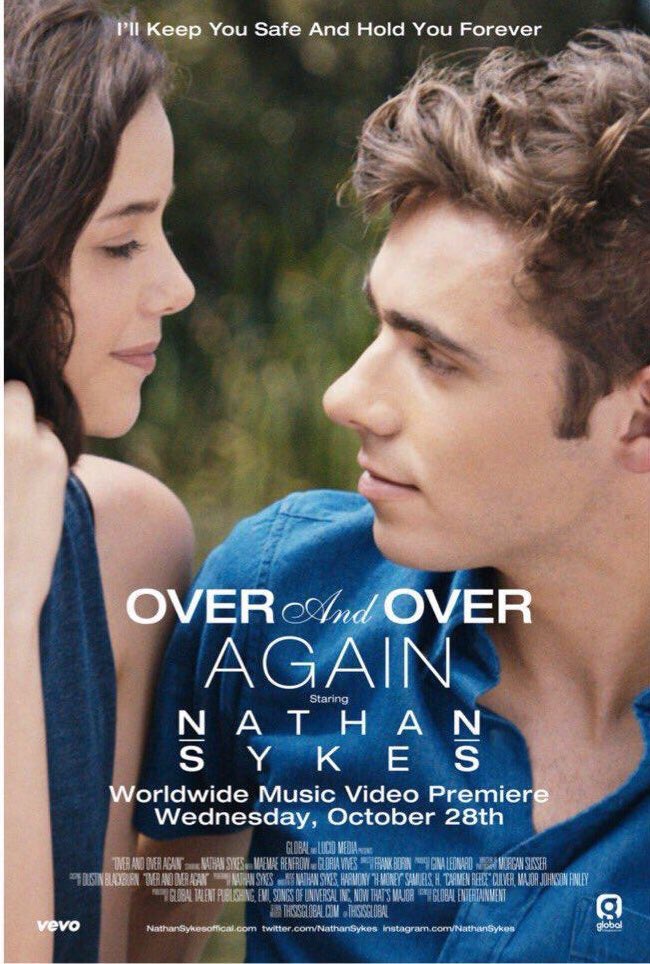 NJSykesMusic's tweet photo. ๐ฝThe views for @NathanSykes' #OverAndOverAgainVideo keep going ๐๐๐! Almost to 700,000! ๐๐ปโจ https://t.co/8xTzFVRatp https://t.co/1smmbuViBN