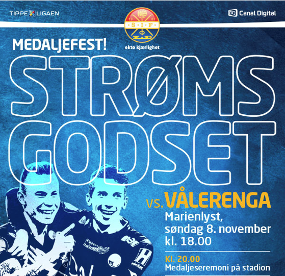 TomSogard's tweet photo. Medaljene deles ut i morgen. Sølv i år, gull neste år! Ekte kjærlighet! Vi er stolte i Drammen! #drammen #godset https://t.co/I7My6La7gZ