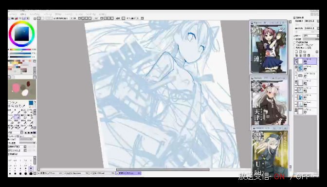 【ニコ生放送中】 コミケ受かったんで艦これ絵描きます https://t.co/nkaxVixyyc #co2145109 