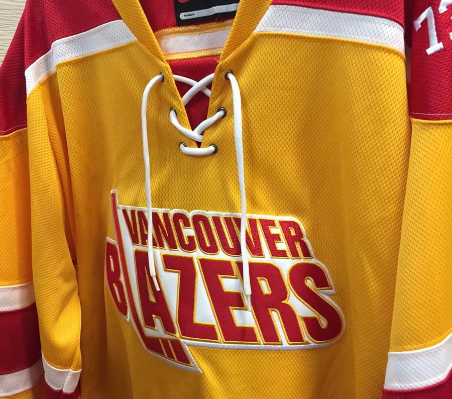 vancouver blazers jersey