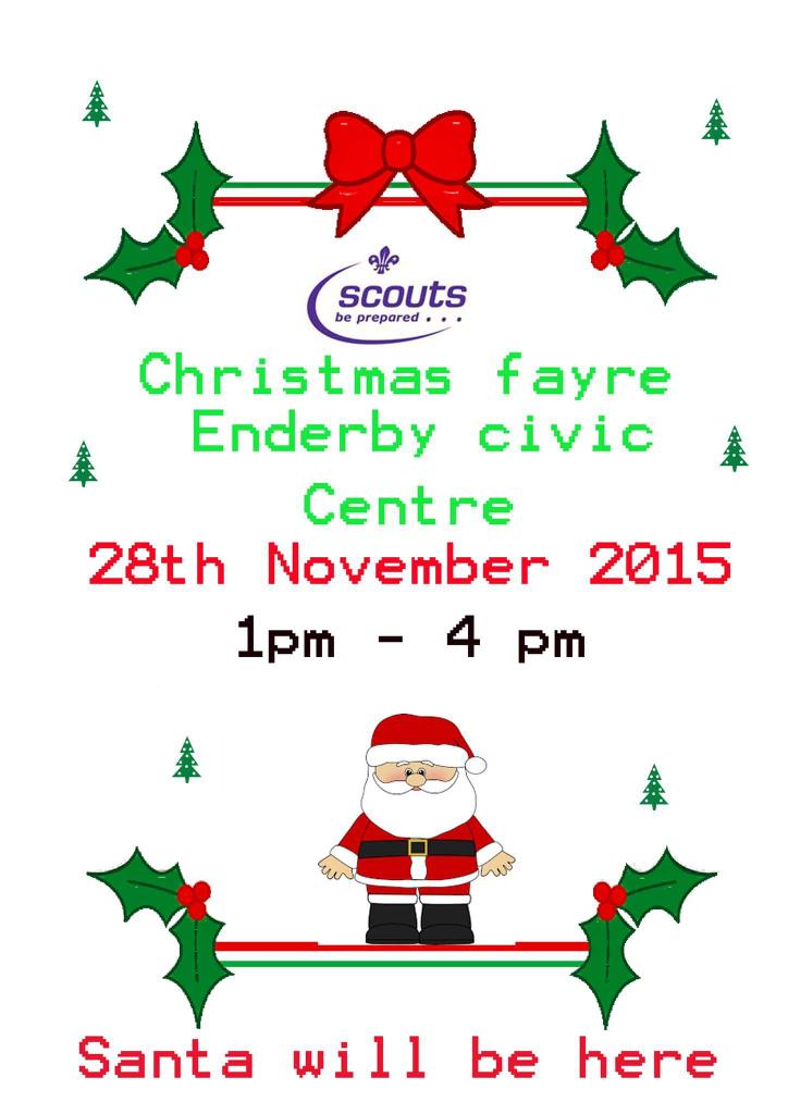 38theandn's tweet photo. @Enderby_EYE @leicsSWscouts @LeicsScouts Get into the festive spirit with our Christmas Fayre on 28th Nov! https://t.co/CgrJaEpAIg