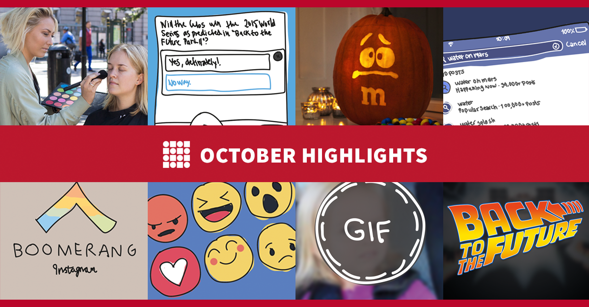 Patchworkers's tweet photo. Here's your guide to October's Social Media Highlights. https://t.co/b9vb8dQrwg 
#socialmedia #smdk #svcontent https://t.co/bsjLzUlONF