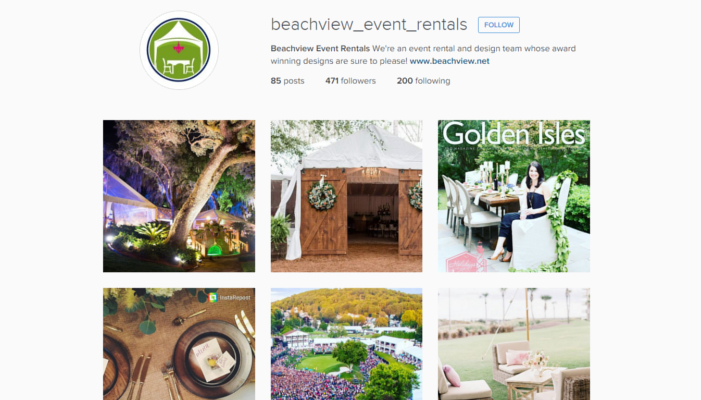 Connect w/ us on Instagram for daily event pics, tips, &amp; trends! @beachview_event_rentals | instagram.com/beachview_even…