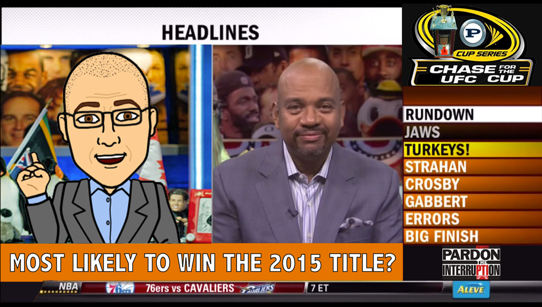 frisbeeprospect's tweet photo. THE HYPE IS REAL. Special thanks to ESPN for discussing what's at stake today in the 2015 UFC Championship. https://t.co/a7y12uadHs