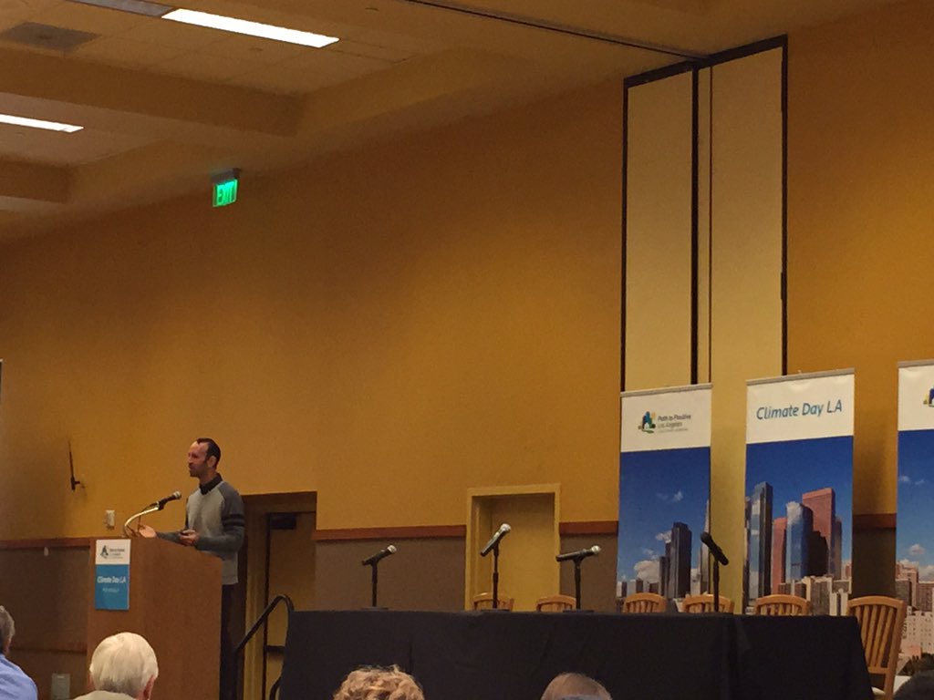 Climate4Health's tweet image. Dr. Alex Hall @UCLAIoES "climate change &amp;amp; rising temperatures are a public health issue." #P2PLA