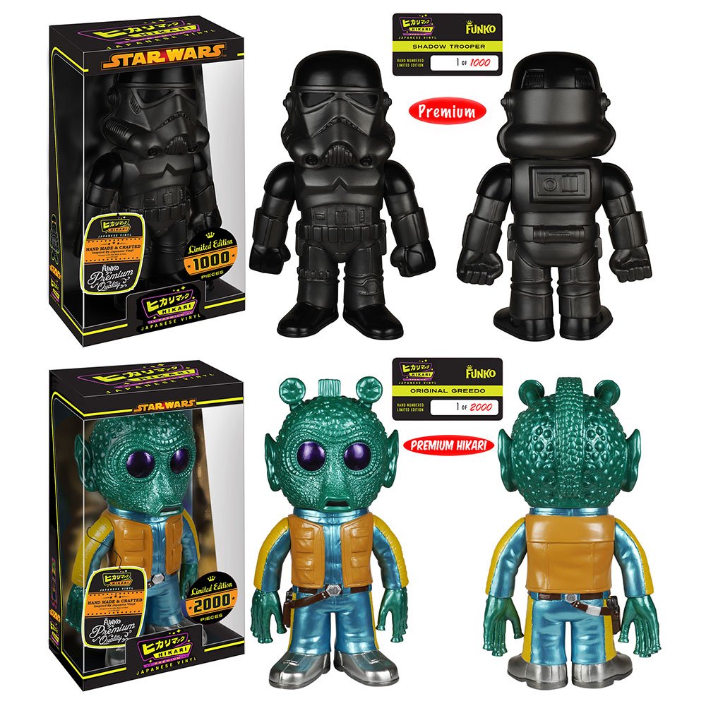OriginalFunko's tweet image. RT &amp;amp; follow @OriginalFunko for a chance to win a Shadow Stormtrooper or Original Greedo Hikari!