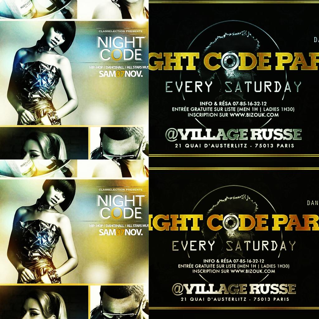 djdaviou971's tweet image. SAMEDI #VILLAGERUSSE #NIGHTCODE #PARIS #BATNAS #DAVIOU #kawane  Sois prêt