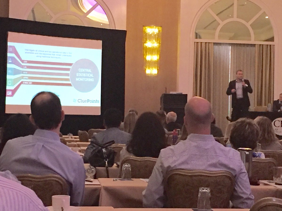 CluePoints's tweet photo. CluePoints CEO @FrancoisTorche educating the masses on #CentralStatisticalMonitoring #RBM2015 #GetCluedIn https://t.co/BwVd4oyOdX