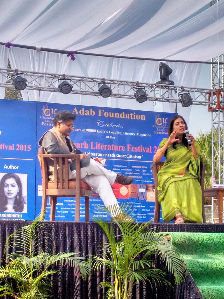 Prof Akshaya Kumar in conversation with Arundhati Subramanyam #eatinggod #bhaktipoetry #ChandigarhLitFest