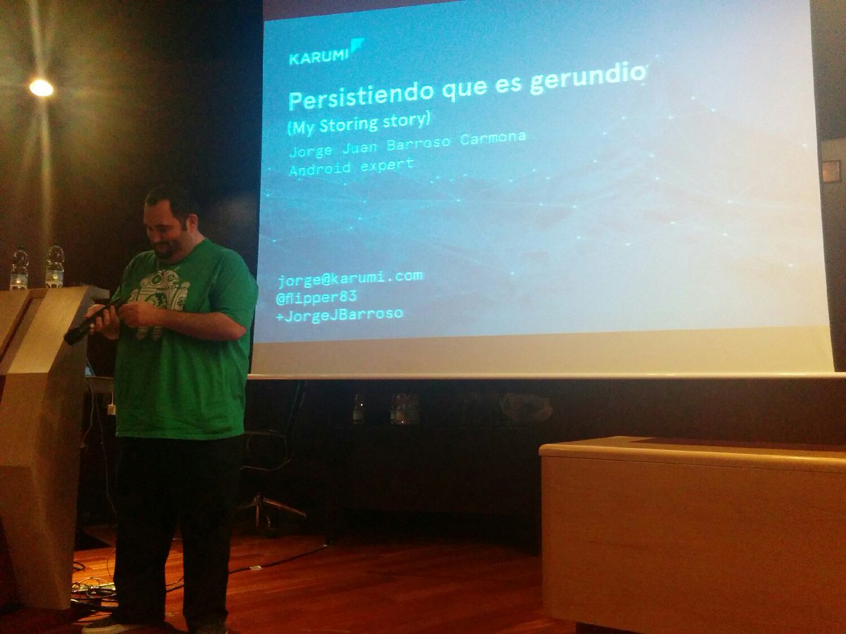 goKarumi's tweet image. .@flipper83 talking about Repositoy as a #SoftwareDesignPattern at #DevFestCordoba