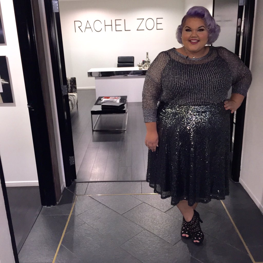 lanebryant's tweet photo. She came. She saw. She conquered. (In head-to-toe LB!) So inspired by @ByAshley_Nell right now. #ProjectRunway https://t.co/HRL0vh73i8