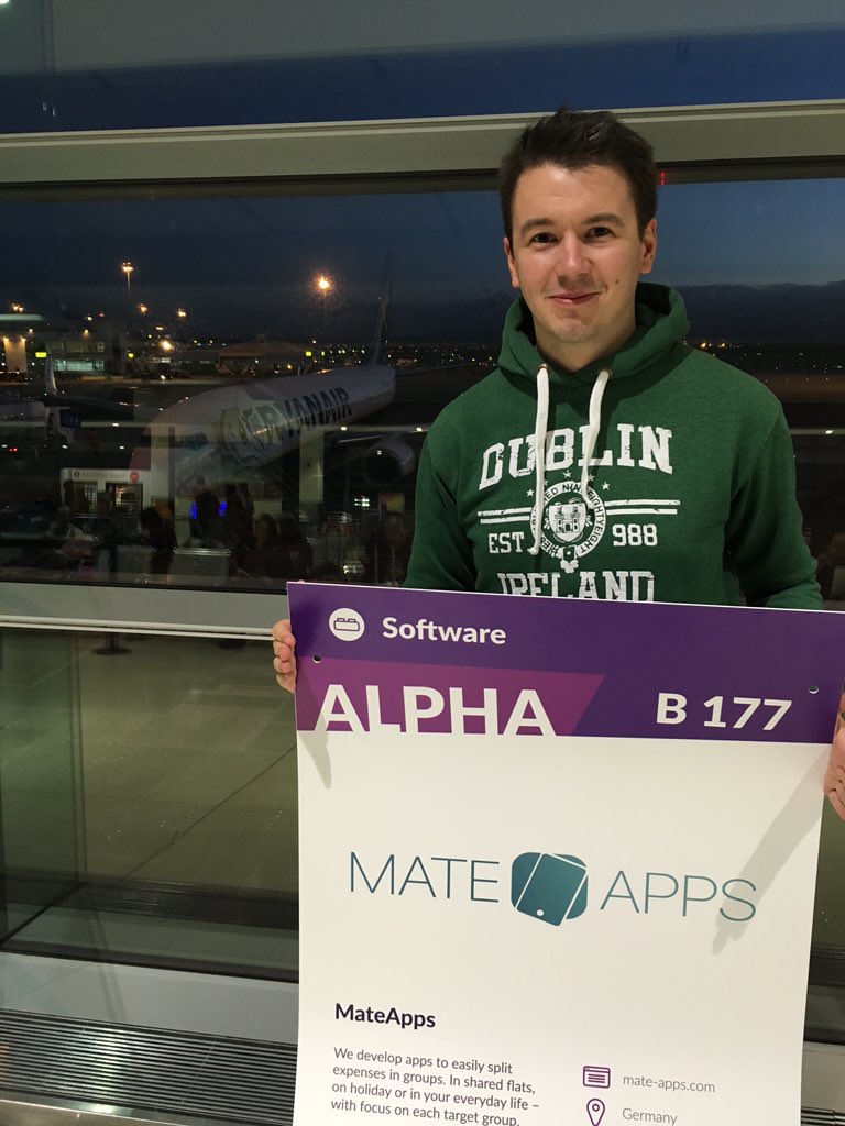 schrame90's tweet photo. Bye bye #websummit #security #airport @MateApps @helgetan. Back to @EZW__ https://t.co/uRSL7YUnS6