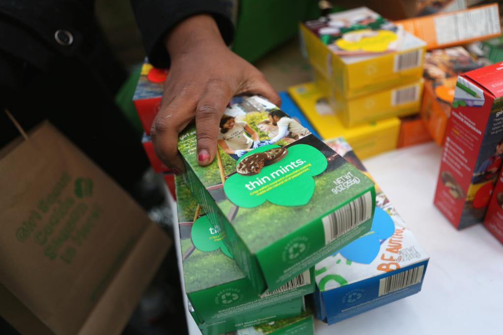 Forbes's tweet photo. The Girl Scouts can get away with a lot more than the average cookie seller: https://t.co/TlRaPsaziM https://t.co/k9Qih5vVQi