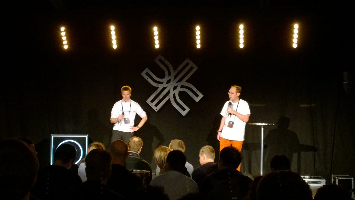 hackJunction's tweet photo. "We want you to create something amazing!" Our partners at If open the partner intros on Main Stage at #Junction15! https://t.co/apNGhZsuTC