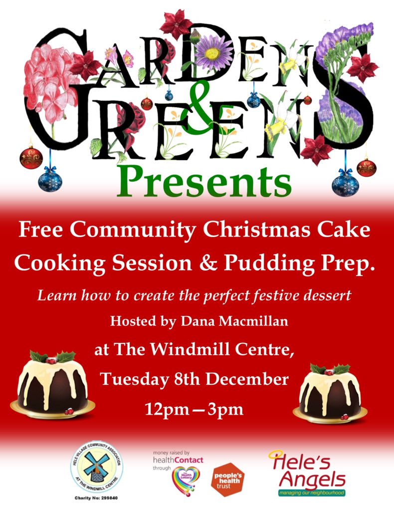 Festive cooking w/ Gardens &amp; Greens. <a href="/TorbayCDT/">Torbay Communities</a> <a href="/HelesAngels/">Hele's Angels</a> <a href="/acornbarton/">Acorn centre </a> @PlayTorbay <a href="/UsedUniforms/">ChrissysUsedUniforms</a> <a href="/HelloSanctuary/">Sanctuary Housing</a>