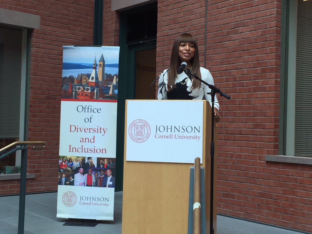 Shannon_Dortch's tweet photo. "Diversity makes us more productive &amp; innovative," Tyi McCray @CornellMBA #JMB2015 Diversity Symposium https://t.co/L6zCE76vA7