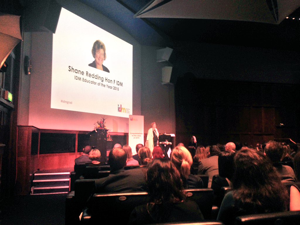 theidm's tweet photo. Congratulations to @ShaneRddng! Educator of the year 2015! #idmgrad https://t.co/krWFIfYAIc