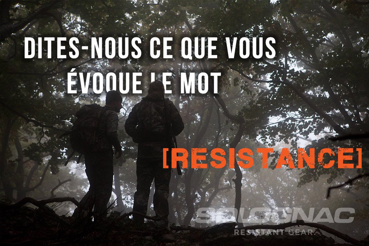 [Conception] 
Que signifie, pour vous, le mot #RESISTANCE ?