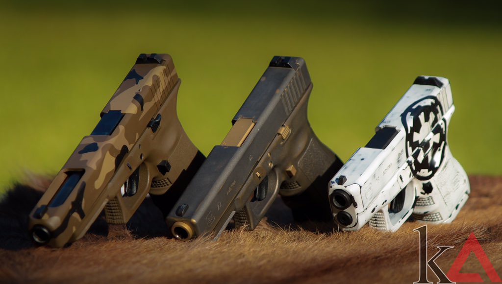 kDTactical's tweet photo. All #cerakote for #Glock pistols is on sale now! #2A #gunporn #sickguns #Pewpewpew #StarWars https://t.co/UpJi7o5cKe https://t.co/bbZq6PLho7