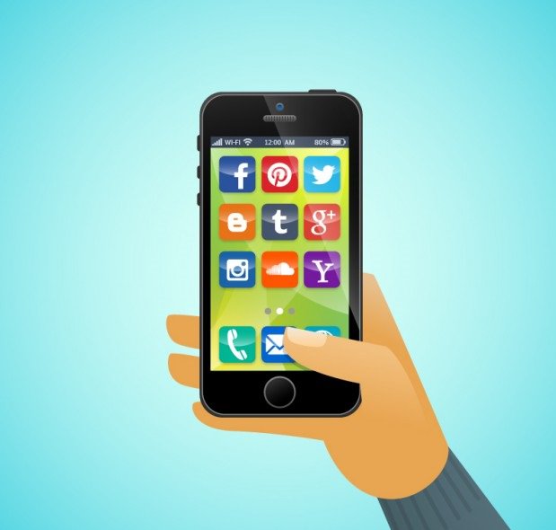 Мобильник с приложениями 8 букв. Смартфон мультяшный. Смартфон иконка. Мобильное приложение иллюстрация.