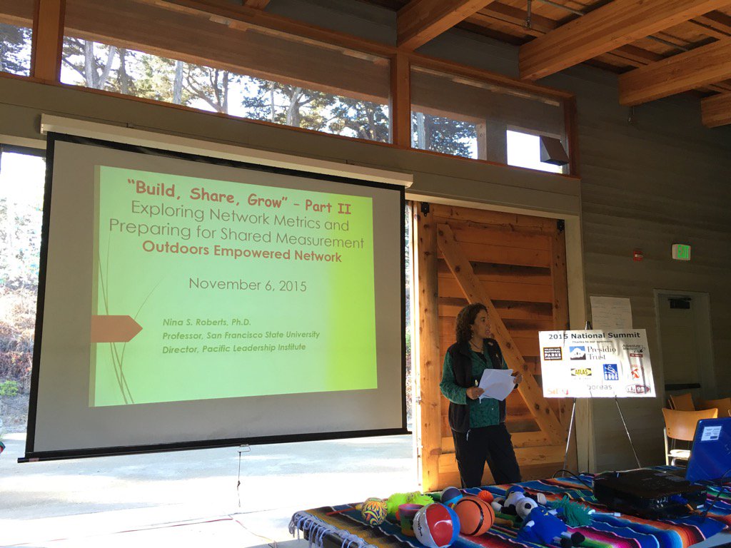 amgilly's tweet photo. Dr Nina Roberts gets @OENetwork members to create shared metrics for collective impact. #OENSummit15 https://t.co/qhgAlmqVMj