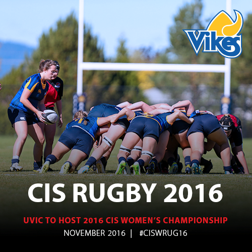 uvicvikes's tweet photo. #WRUG @uvicvikes are excited to host the 2016 @CIS_SIC Women's Rugby Championship! https://t.co/uf6Ufjs2nS