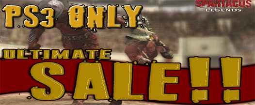 PS3 ULTIMATE SALE- Today -November 13th we're holding an ultimate sale! Items 50%!