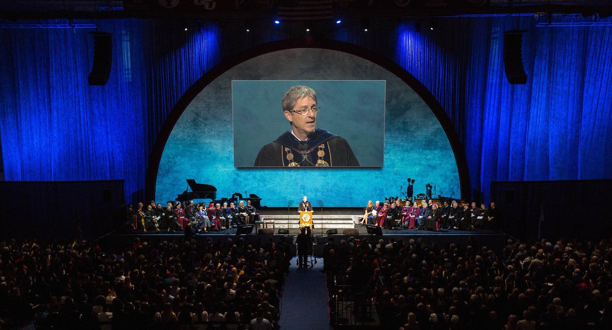LoyolaMarymount's tweet photo. It's been 1 month since the #LMUSnyder Presidential Inauguration! Watch the webcast anytime: https://t.co/6AyoNYqV4I https://t.co/dKze4LDo5q