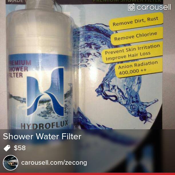 hydro_flux's tweet photo. Selling Shower Water Filter $58 https://t.co/bnm8jGBX6x #carousell @thecarousell https://t.co/dHghCnNIzt