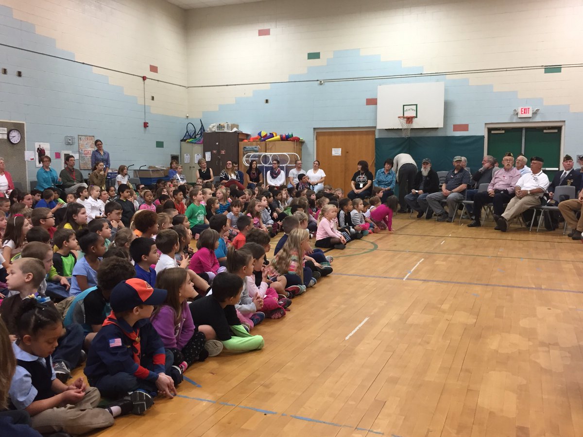 Newton Elementary School - Local Veterans were shown appreciation for service to our Country.