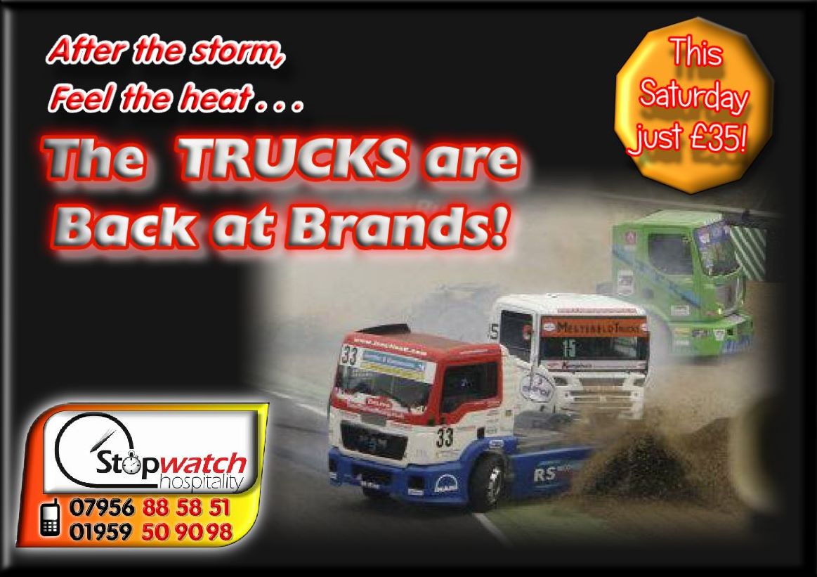 StopwatchSuites's tweet photo. We are open for today's racing.
Warm, dry &amp; bar's open!

@UKLegends
#TruckRacing @PickupRacing
@PickupRogers
https://t.co/4FwSz43ET0