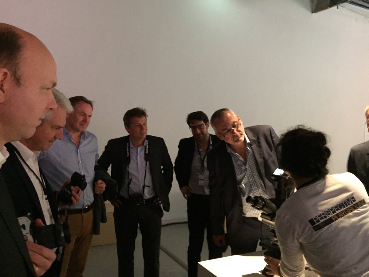 Le Board d'#Olympus Europe visite le Playground au <a href="/PalaisdeTokyo/">Palais de Tokyo</a>