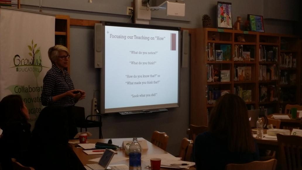 GrowEducators's tweet photo. Rethinking teaching of reading with @dorobarn &amp; leadership teams! Process VS answer driven teaching. #adminseries https://t.co/BkE50WI7kZ