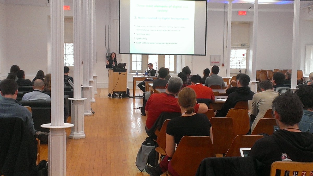 bigdata_risk's tweet image. @DALupton explains the main elements of digital risk society #bigdata #BDR2015 #Concordia
