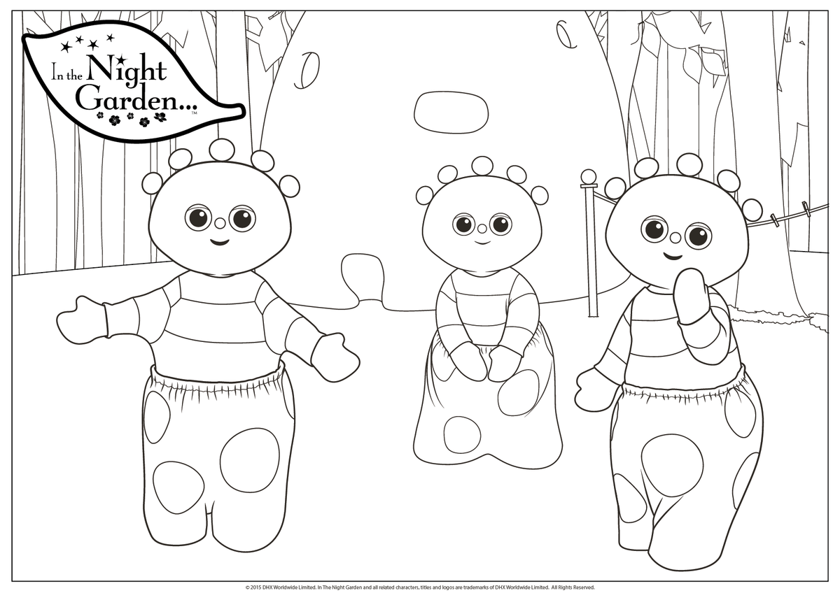 In The Night Garden On Twitter Does Your Lo Love Colouring