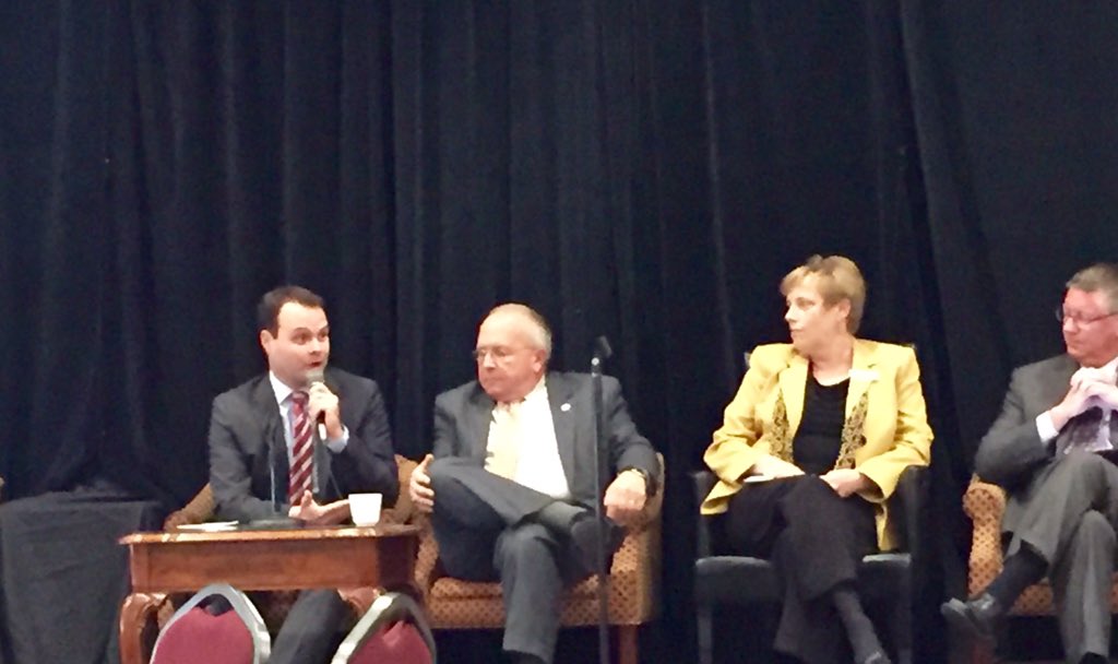 sarakan's tweet photo. Sen @EricLesser talks importance of manufacturing, worker training at #checkpoint2015 Legislative Symposium @BCBSMA https://t.co/F3ikCECw2h