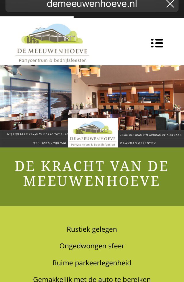 Onze nieuwe website is online !  demeeuwenhoeve.nl