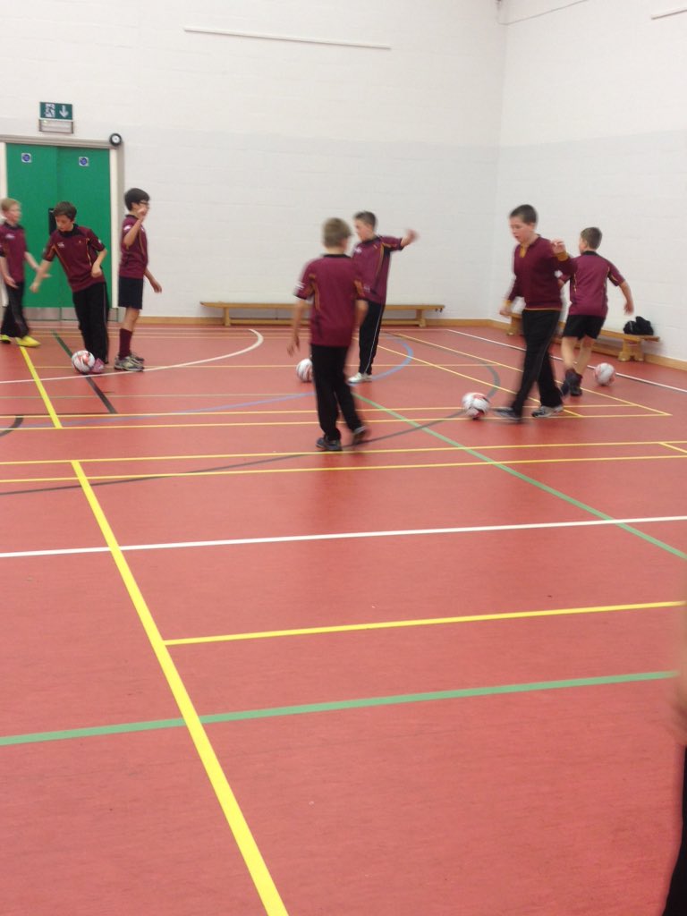 Great to see prep for the @CSLcardiff Lent term football season start off with Futsal today at lunch
