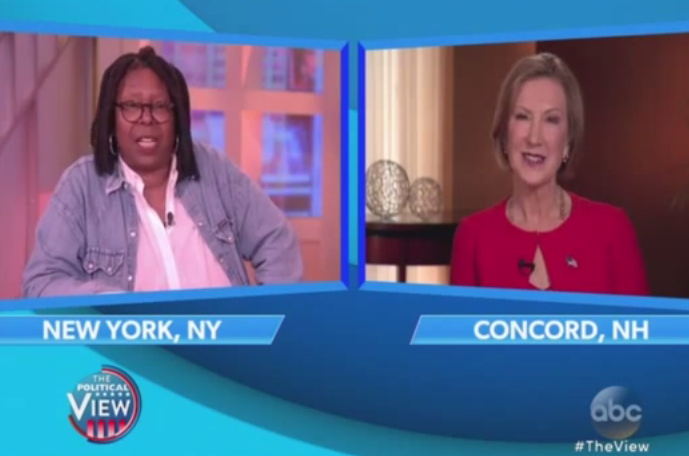 Carly Fiorina owns cackling harpies of The View VIDEO
