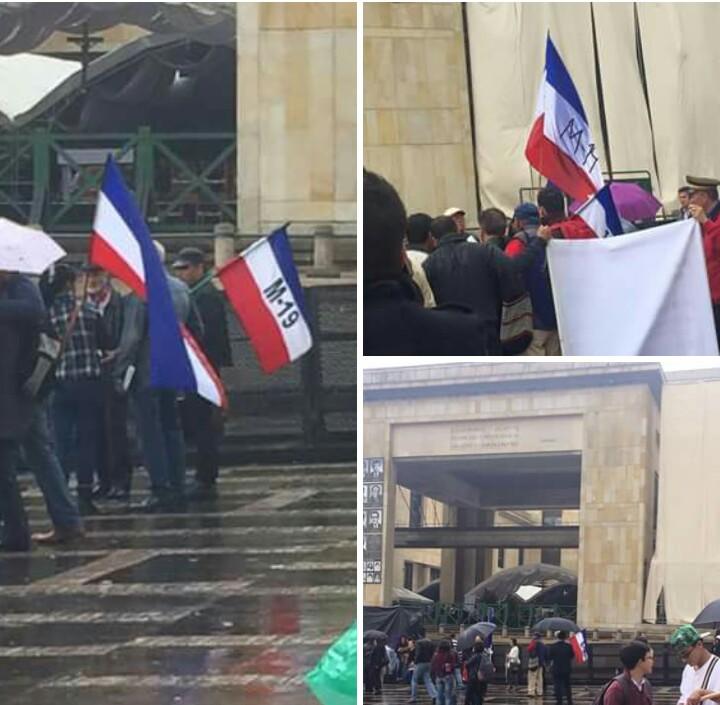 hernancadavidma's tweet image. Es como banderas de AUC en masacre del Salado o de las Farc en el Nogal. Sólo pasa en Colombia.