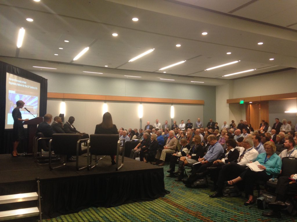 Packed house #NLC15: innovation and biz friendliness happen w right regulatory balance. <a href="/robbins617/">Emily Robbins</a> <a href="/jcplymouth/">Jess Casey</a>