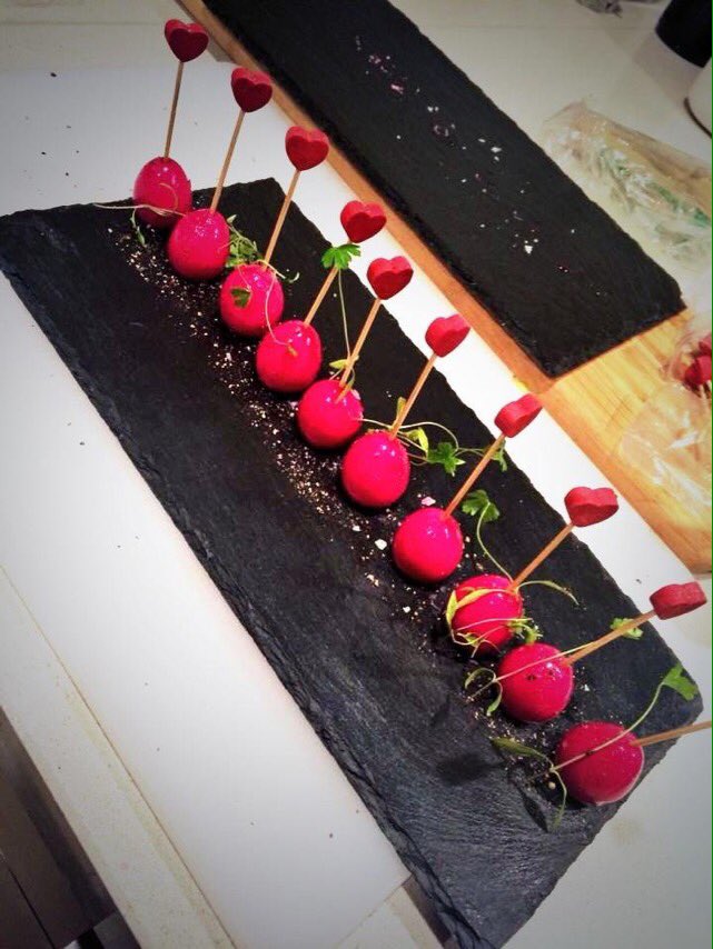 McArtneys's tweet photo. Organically dyed quail eggs https://t.co/q9YSe7b3Fb