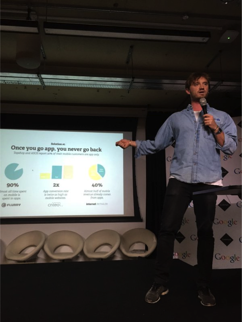 MSc_TE_UCL's tweet image. @MichaelLangguth Founder of @poqcommerce and UCL MScTE alumnus, at Playground #hackathon @yoyowallet #yoyoplay
