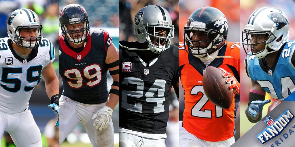 NFLTotalAccess's tweet photo. Best defensive player?

#Talib #Watt
#Kuechly #Woodson
#Norman https://t.co/iYC1wRzflb