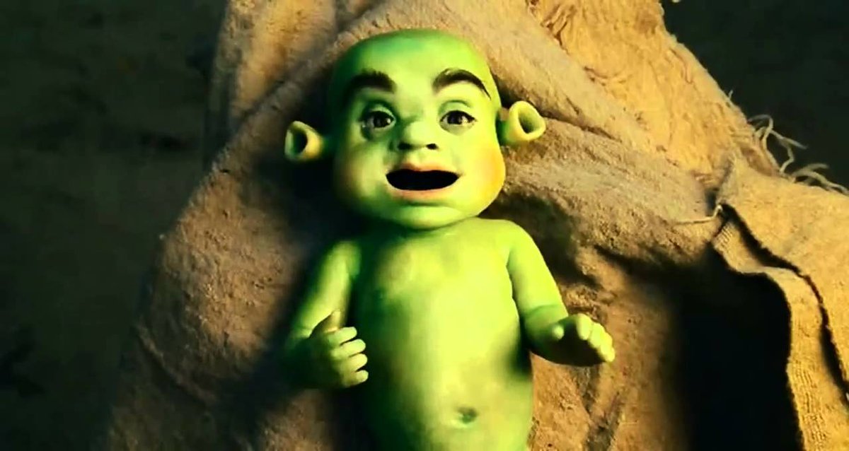 shrek baby by Rylee